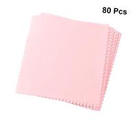 ELAYARD 80piezas Paño De Microfibra para Gafas Limpieza Efectiva Sin Rayones para Lentes De Cámara y Pantallas Rosa