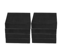 ELAYARD Almohadillas Antideslizantes y Antivibración para Muebles Láminas Autoadhesivas de Espuma EVA Negra 10X10X2 CM Paquete de 8 Unidades Protección Estable para Uso Doméstico