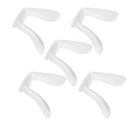 ELAYARD Almohadillas Nasales Atornillables para Gafas 5 Piezas, Soporte de Puente Nasal de Silicona Transparente Antideslizante, Accesorios de Repuesto para Monturas Pequeñas, Reparación