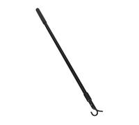 ELAYARD Barra de Cortina Extensible Negra 60 Cm de Aleación de Aluminio, Varilla Ajustable para Persianas y Estores, Resistente y Ligera para Hogar y Ventana, 1 Unidad