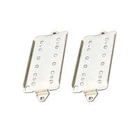 ELAYARD Bases para Pastillas Humbucker de Latón, 2 Unidades, Accesorio para Guitarra Eléctrica, Placa Base de Recogida Profesional, Compatible Pastillas de Guitarra Acústica