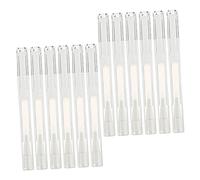 ELAYARD Bolígrafo Cosmético Giratorio Transparente 15 Piezas 3 Ml Para Uñas y Brillo Labial, Herramienta Para Cuidado De Uñas, Recargable, Sin Goteo, Adecuado Para Viajes y Uso Profesional