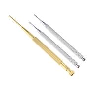 ELAYARD Bolígrafo de Sonda para Oídos 3 Piezas Inoxidable y Cobre con Resorte, Estimulador de Puntos Auriculares, Dispositivo de Portátil para Masaje Facial y Auriculoterapia Diaria