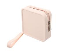 ELAYARD Bolsa Portátil para Compresas y Tampones de Silicona Diseño Compacto y Delicado Bolsa para Niñas Adolescentes Primer Periodo Almacenamiento Multipropósito con Cierre Fácil