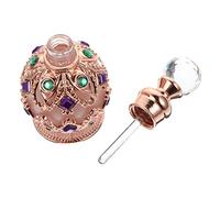 ELAYARD Botellas De Perfume Vacías De Cristal 15 Ml Soporte Perfumero, Frasco De Aceites Esenciales Para Uso En Hogar y Viaje