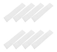 ELAYARD Brazaletes de Capitán Blancos para Fútbol 8 Piezas Reutilizables Ligeros y Cómodos para Liderazgo y Seguridad Eventos Deportivos y Actividades Diarias