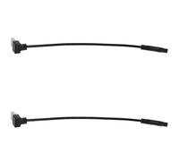 ELAYARD Cable Adaptador USB para Cámara de Tablero de Coche, 5 Pines, 20 Cm, 2 Piezas, Cable de Carga Mini USB para Alimentación de Grabadora Automotriz, Compatible Dashcam y