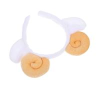ELAYARD Cabra Espiral Torna Diadema Lujosa Orejas De Animales Cabello Aro De Cabello Diadema De Lavado De La Cabeza De La Cabeza Para La Banda De La Cara De Celebraciones Cosplay