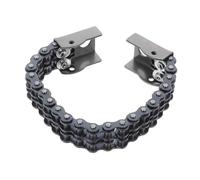 ELAYARD Cadena Doble para Pedal de Tambor de Acero Resistente Accesorio Duradero para Kit de Batería Reemplazo Fácil y Práctico para Pedal de Bombo Profesional