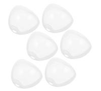ELAYARD Caja De Almacenamiento Transparente Para Bebés y Estuche Portátil Sujetachupetes Dentición Triangular, Práctico Para Viaje y Uso Diario 6 Unidades Para Padres En Movimiento