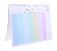 ELAYARD Calendario de Pared Meses Organizador con Encuadernación Espiral para Oficina y Hogar Decorativo y Funcional Planificación Anual Completa