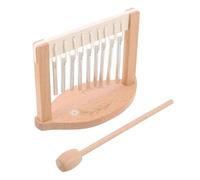ELAYARD Carillón de Viento de 9 Tonos para Meditación y Yoga, Instrumento de Percusión Manual de Madera Timbre Puro para Decoración de Jardín y Práctica Sonora Mindfulness