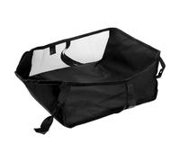 ELAYARD Cesta Organizadora Cuadrada para Cochecito Ñiño, Accesorio de Malla Transpirable, Almacenamiento Durable Debajo Carrito, Negro 35x38 Cm, Cesta Multifuncional para Compras y Paseo