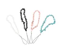 ELAYARD Charm para Teléfono Cuentas Decorativas para Mujer, Correa Antipérdida Ajustable, Material Duradero, Estilo Creativo Cuentas de Piedra, Tamaño, Color Multicolor, Uso Diario