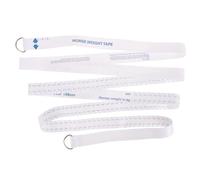 ELAYARD Cinta Métrica Reutilizable para Caballos y Ganado, Medición de Circunferencia del Pecho y Altura Botón de Enrollado para Uso en Granjas