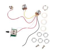 ELAYARD Conjunto de Circuito y Componentes Electrónicos y Interruptor de 5 Posiciones Potenciómetro 500k Placa de Filamento Instalación Sencilla para Guitarra Eléctrica para Uso