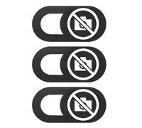 ELAYARD Cubierta Deslizante para Cámara Web de Ordenador y Tableta, Funda Ultrafina de Privacidad, Set de 3 Piezas, Material Duradero, Protector para Portátil y Tabletas, Control