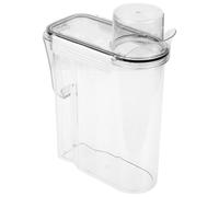 ELAYARD Cubo para Detergente de Lavandería Recargable Tapa Hermética Almacenamiento Grande Transparente 18X29 CM Caja para Polvo y Loción Organizador Práctico para Uso Doméstico
