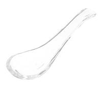 ELAYARD Cuchara de Vidrio Resistente al Calor para Café y Postre, Tamaño Pequeño, Cucharita Multiusos para Helado, Espresso y Cocina, Adecuado para Hogar, Cafetería y Repostería, Diseño