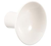 ELAYARD Cuenco de Cerámica para Postres y Aperitivos, Tazón Base de 5 Pulgadas, Color Clásico Blanco, Frutero Decorativo Ligero Adecuado para Fiestas, Bodas y Uso en Comedor