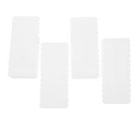 ELAYARD Cuñas Niveladoras para Muebles de Goma Blanca, Resistentes al Desgaste, Antideslizantes, para Puertas, Inodoros y Gabinetes, Juego de 4 Piezas, Uso Doméstico y Bricolaje