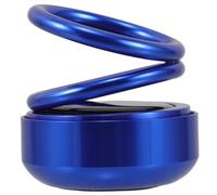 ELAYARD Decoración De Perfume Para Coche Decoración Solar De Aromaterapia Calor Solar Aromaterapia Giratoria De Coche Decoración De Calentador Azul Aleación De Aluminio