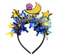 ELAYARD Diadema de Ramadán de Estrellas Brillantes para Mujer Accesorio Cabello de Estrellas para Festivales Decoración de Fiesta de Eid Mubarak para Eventos