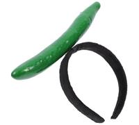 ELAYARD Diadema de Verduras Tridimensionales para Mujer Accesorio Cabello Diseño de Pepino Adecuado para Cosplay Fiestas Temáticas y Decoraciones para Fiestas