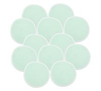 ELAYARD Discos Desmaquillantes Reutilizables De Fibra De Bambú 12 Piezas Tamaño Mediano Para Cuidado Facial Desmaquillador De Belleza Ecológico Uso Diario Color Verde