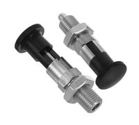 ELAYARD Émbolos Indexadores de Resorte Autoblocantes de Acero Inoxidable con Perilla M10 Tamaño Mediano 2 Piezas para Posicionamiento Preciso Equipos de Automatización y Sistemas