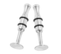 ELAYARD Entrenador de Fuerza Bucal 2 Piezas para Mejorar Músculos Labiales Dispositivo Metálico Multipropósito Diseño Clásico y Delicado para Trompeta y Clarinete