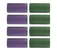 ELAYARD Envases Vacíos de Desodorante en Barra 40g, Pack 8 Unidades Plástico Giratorio Recargable, Tubos Pequeños para Bálsamo Sólido Casero, Colores Púrpura y Verde, Contenedores