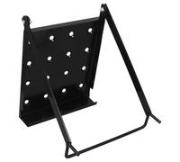 ELAYARD Escalera Extensible Plegable Plataforma de Trabajo Antideslizante Plataforma Portátil de Hierro Negra 38X28 CM para Pintura y Reparación en Espacios Pequeños