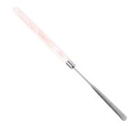 ELAYARD Espátula de Maquillaje de Acero Inoxidable Pequeña para Base y Mezcla, Aplicador Facial Multifuncional, Raspador de Polvo para Uñas, Herramienta Profesional para Cuidado Piel, Uso