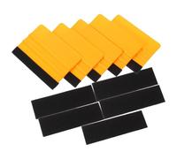 ELAYARD Espátulas para Aplicar Vinilo Borde de Fieltro, Herramienta para Envolturas de Coche, Escobillas de Goma Antirayaduras, Kit 5 Piezas para Tintado y Alisado de Ventanas