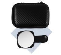 ELAYARD Espejo para Teléfono Cámara Trasera Mini Espejo Redondo para y Transmisiones, Accesorio Portátil Reutilizable, Alta Definición, Negro Elegante, Tamaño Pequeño