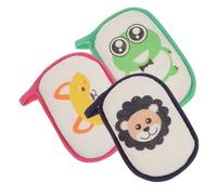 ELAYARD Esponjas de Baño para Recién Nacidos 3 Piezas Tamaño Pequeño Dibujos Animados Multifunción para Bebés y Niños Ganchos para Baño Diario Color Aleatorio