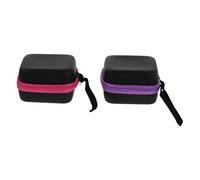 ELAYARD Estuche Portátil para Botellas de Aceite Esencial Compartimentos Resistente Golpes Bolsa Organizadora de Almacenamiento EVA para Viaje con Cremallera Colores Surtidos