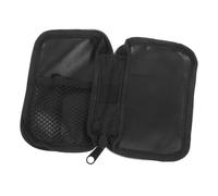 ELAYARD Estuche Portátil para Glucómetros Negro de Tela, Bolsa Conveniente para Suministros Médicos en Viajes Cortos y Transporte Seguro sin Contaminación