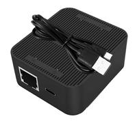 ELAYARD Ethernet Splitter out para Compartir Adaptador Conector Alta Velocidad Mbps Instalación Sencilla Compatible Computadoras y Routers