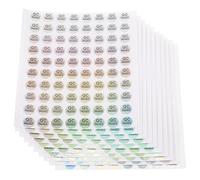 ELAYARD Etiquetas Adhesivas Multifunción de 10 MM en PVC, 1600 Unidades para Control de Calidad en Procesos Industriales y Almacenes