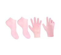 ELAYARD Exfoliante Hidratante para Pies y Manos con Guantes y Calcetines Rosa Xl Sequedad y Cuidado para Seca y Agrietada