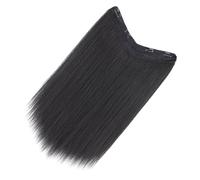 ELAYARD Extensiones de Cabello Sintético con Clip Postizo Natural para Mujer Pieza de Cabello y Fácil de Usar para Fiestas y Diario