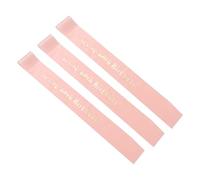 ELAYARD Fajas de Hombro para Cumpleaños 60 Años Oro Rosa, 3 Unidades de Satén Suave para Decoración de Fiesta, Accesorios para Adultos, Banda Ajustable para Celebración Especial