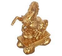 ELAYARD Figura de Caballo de Pie de PVC para Decoración Feng Shui Adorno de Escritorio para Sala y Oficina Estatua del Zodíaco Chino Año 2026 Símbolo de Fortuna y Riqueza