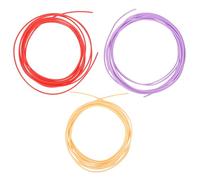 ELAYARD Filamento para Bolígrafo 3D de 175 MM Paquete de 3 Rollos de Filamento Pcl de Baja Temperatura Material Flexible para Impresora 3D Recambio Compatible para Color Aleatorio