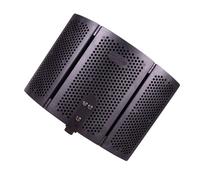 ELAYARD Filtro para Micrófono Material Abs y Esponja y Bloqueo de Saliva a Prueba de Viento Reducción de Ruido Accesorio para Micrófono Negro Estilo Suelo