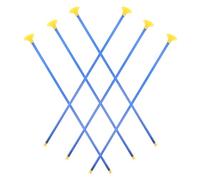 ELAYARD Flechas de Plástico Ventosa para 42 Cm, Juego de Tiro con Infantil 6 Piezas, Colores Brillantes, Accesorio Seguro para Juegos Interiores y Exteriores