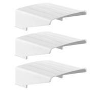 ELAYARD Funda Protectora para Cámara de Exterior 3 Piezas Cubierta de Lluvia Resistente Intemperie Plástico Blanco Protección UV para CCTV y al Aire Libre