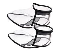 ELAYARD Fundas para Zapatos de Peluquería Transparentes TPU Antideslizantes para Profesionales Talla Grande Uso en Salón Control de Cabello Caído